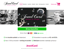 Tablet Screenshot of jewelcard.nl